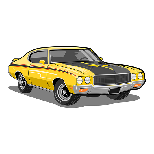 70 Yellow Buick Skylark GSX DTF Tee