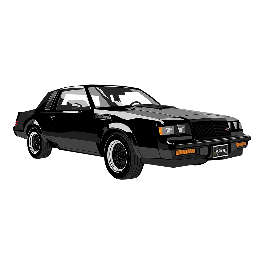 87 Black Buick GNX Grand National DTF Tee