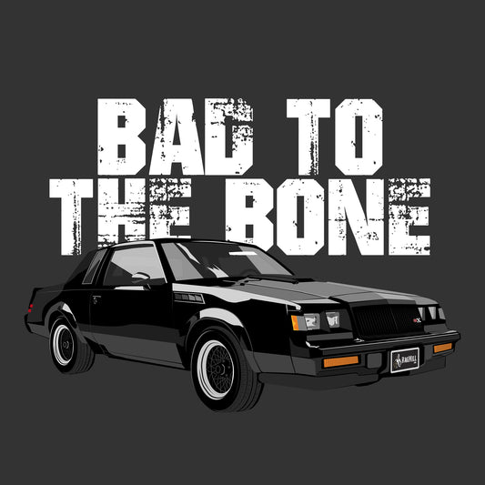 87 Black Buick GNX Grand National Bad To The Bone DTF Transfer