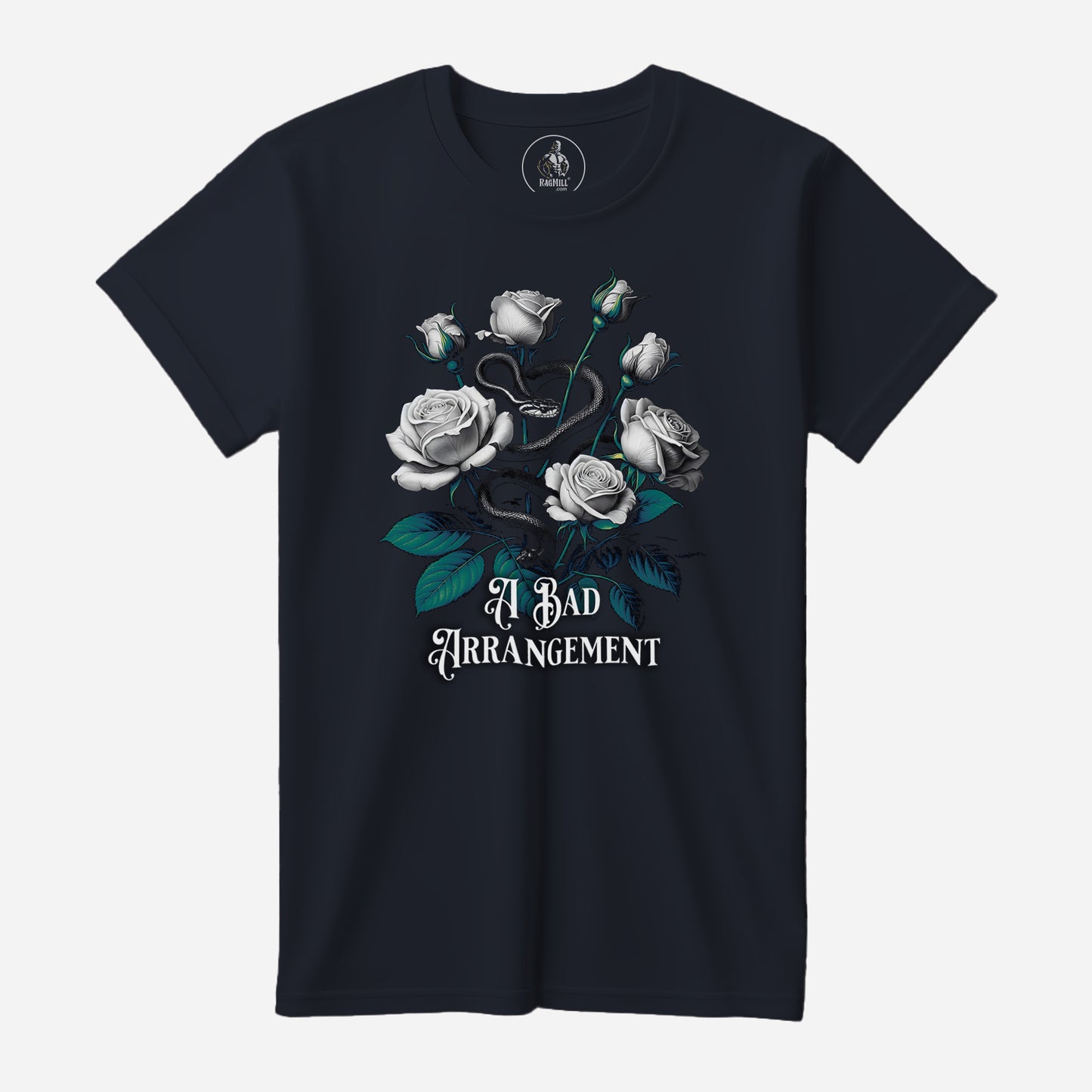 A Bad Arrangement Navy Bella+Canvas T-Shirt