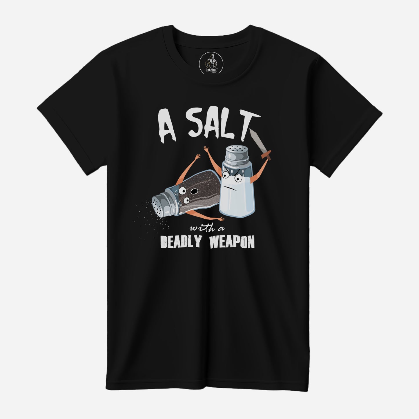 A Salt Black Port & Company T-Shirt