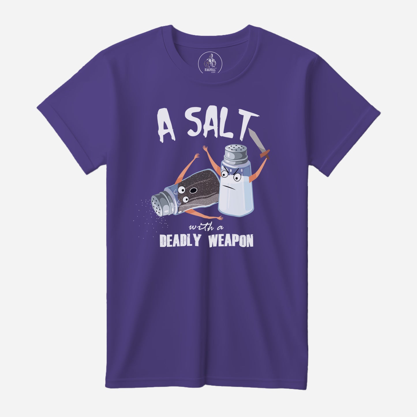 A Salt Purple Port & Company T-Shirt