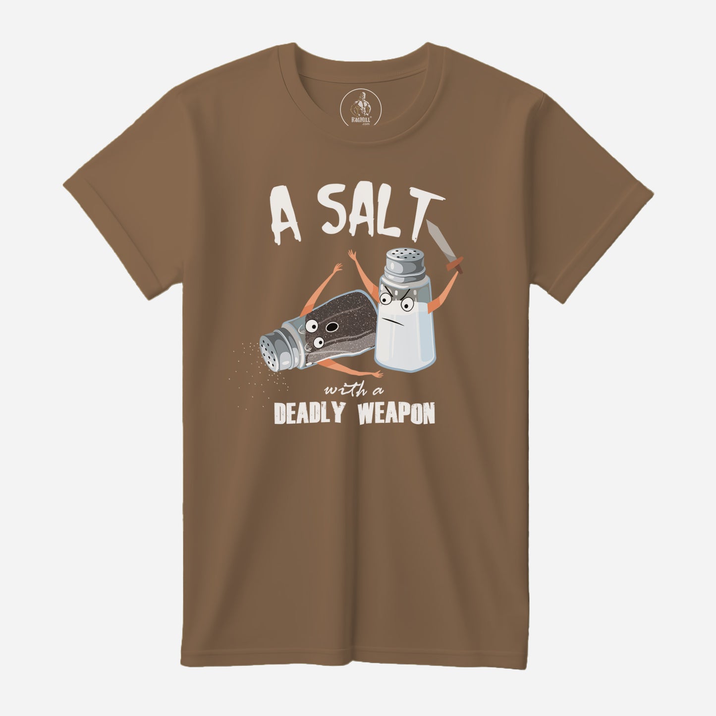 A Salt Woodland Brown Port & Company T-Shirt