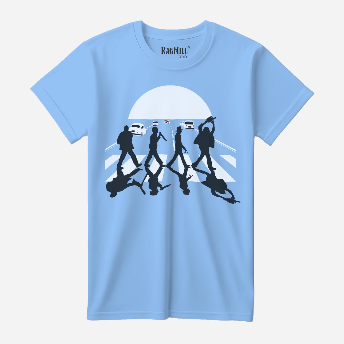 Abbey Road Killer Carolina Blue Bella+Canvas T-Shirt