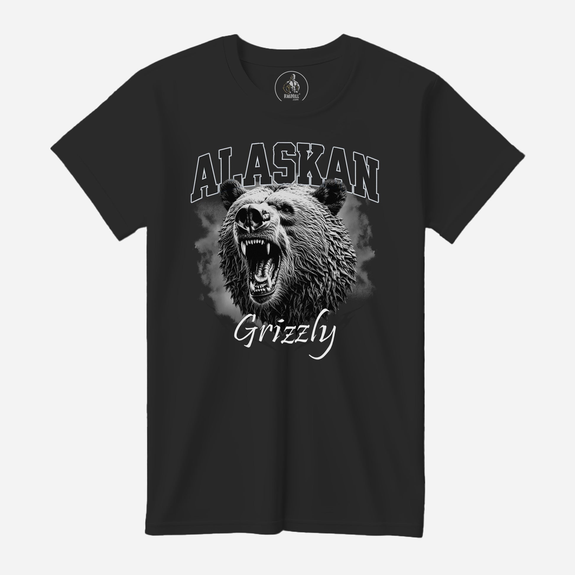 Alaskan Grizzly Charcoal Next Level T-Shirt