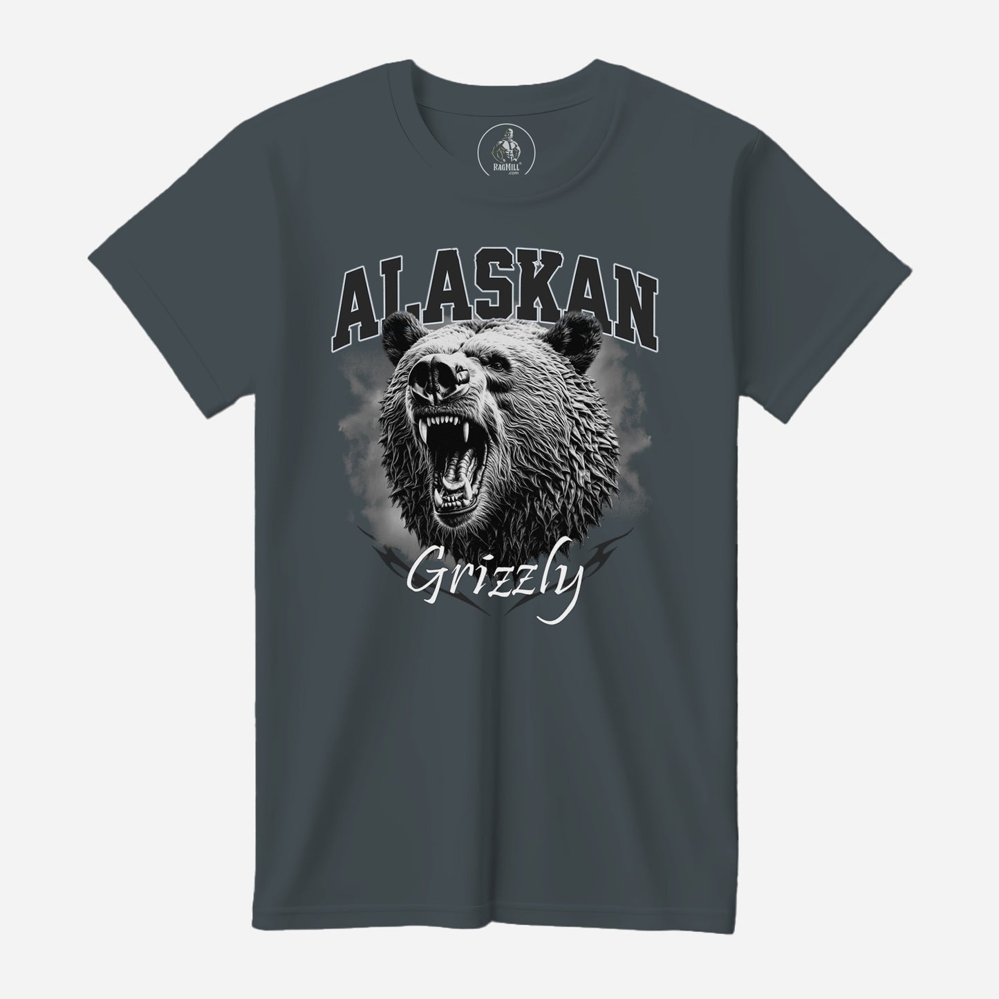 Alaskan Grizzly Indigo Next Level T-Shirt