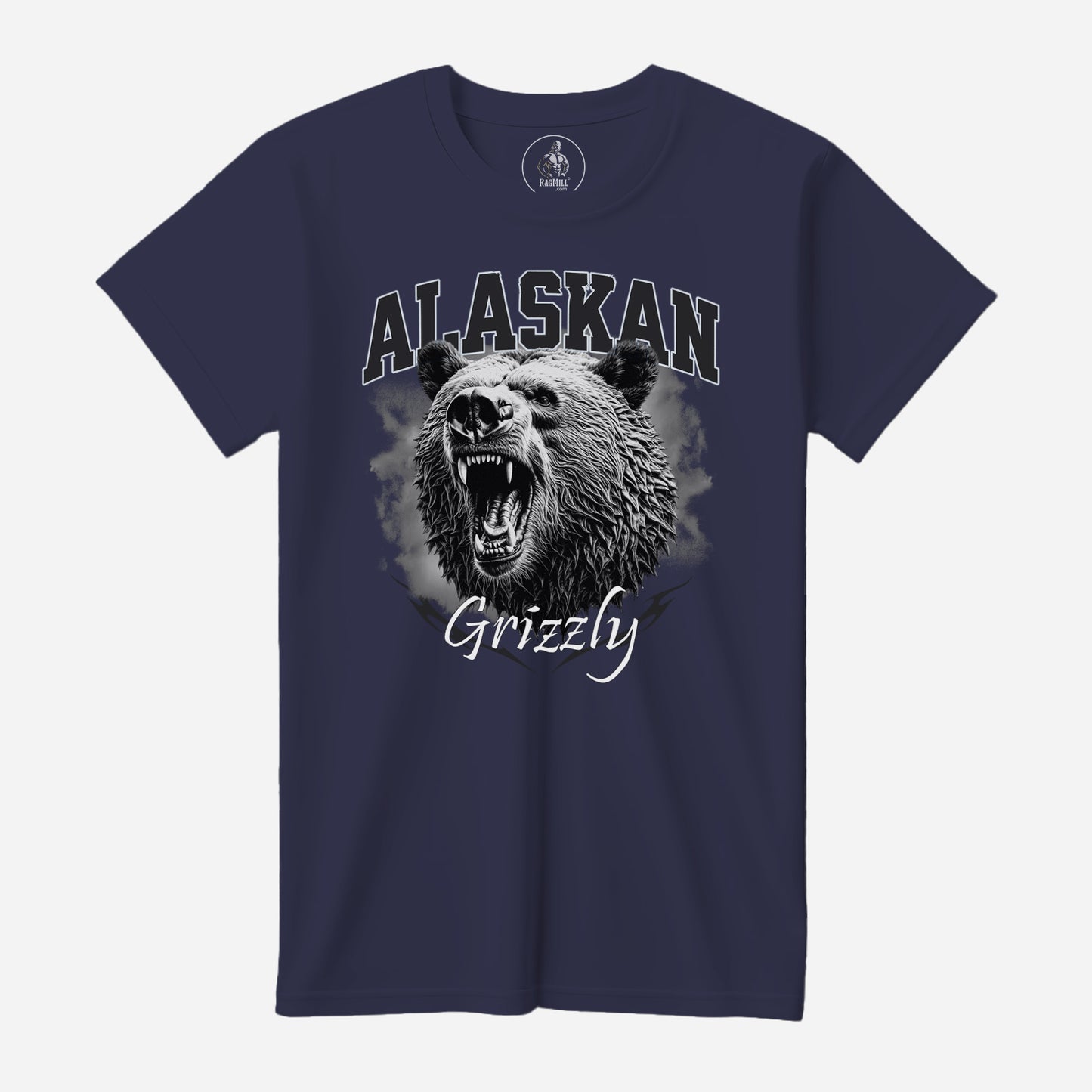 Alaskan Grizzly Midnight Navy Next Level T-Shirt