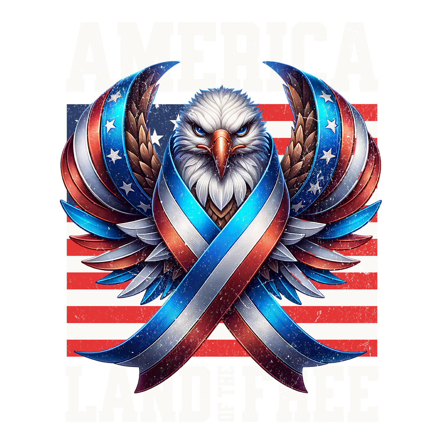 America - Land of the Free DTF Design