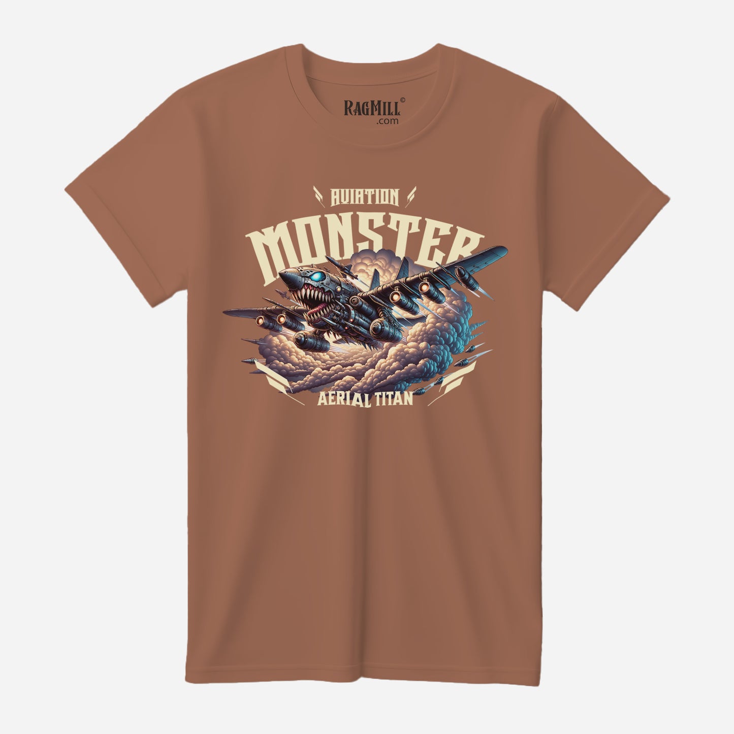 Aviation Monster Chestnut Bella+Canvas T-Shirt