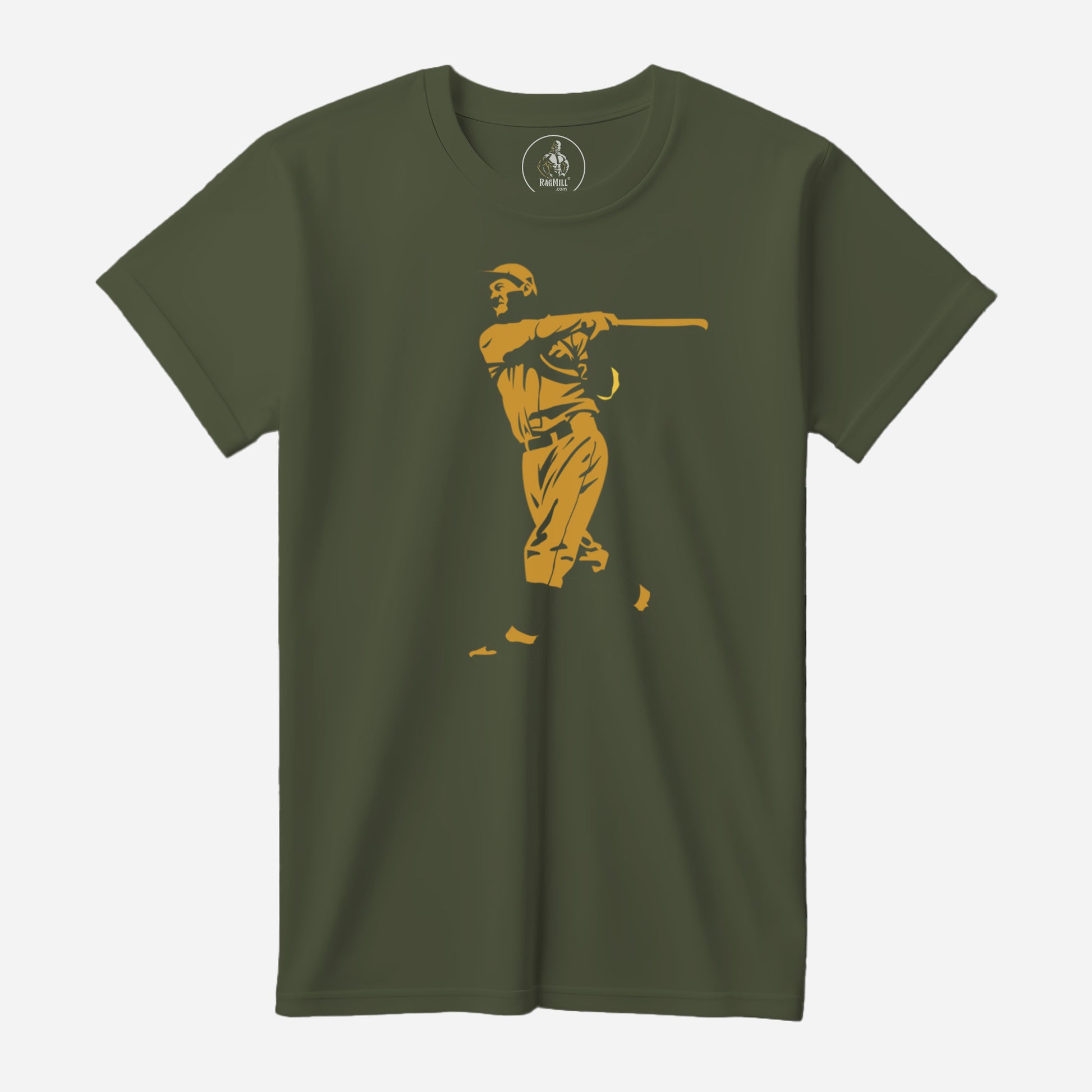 Babe Ruth Military Green Bella+Canvas T-Shirt