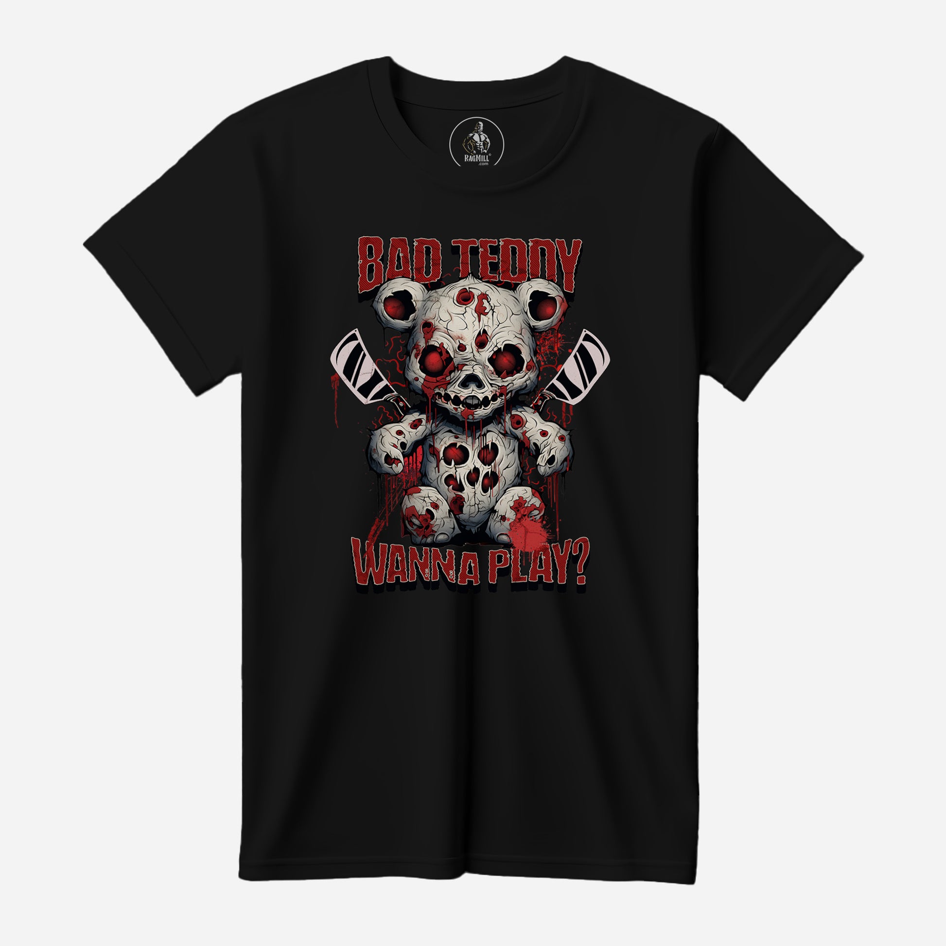 Bad Teddy Black Bella+Canvas T-Shirt