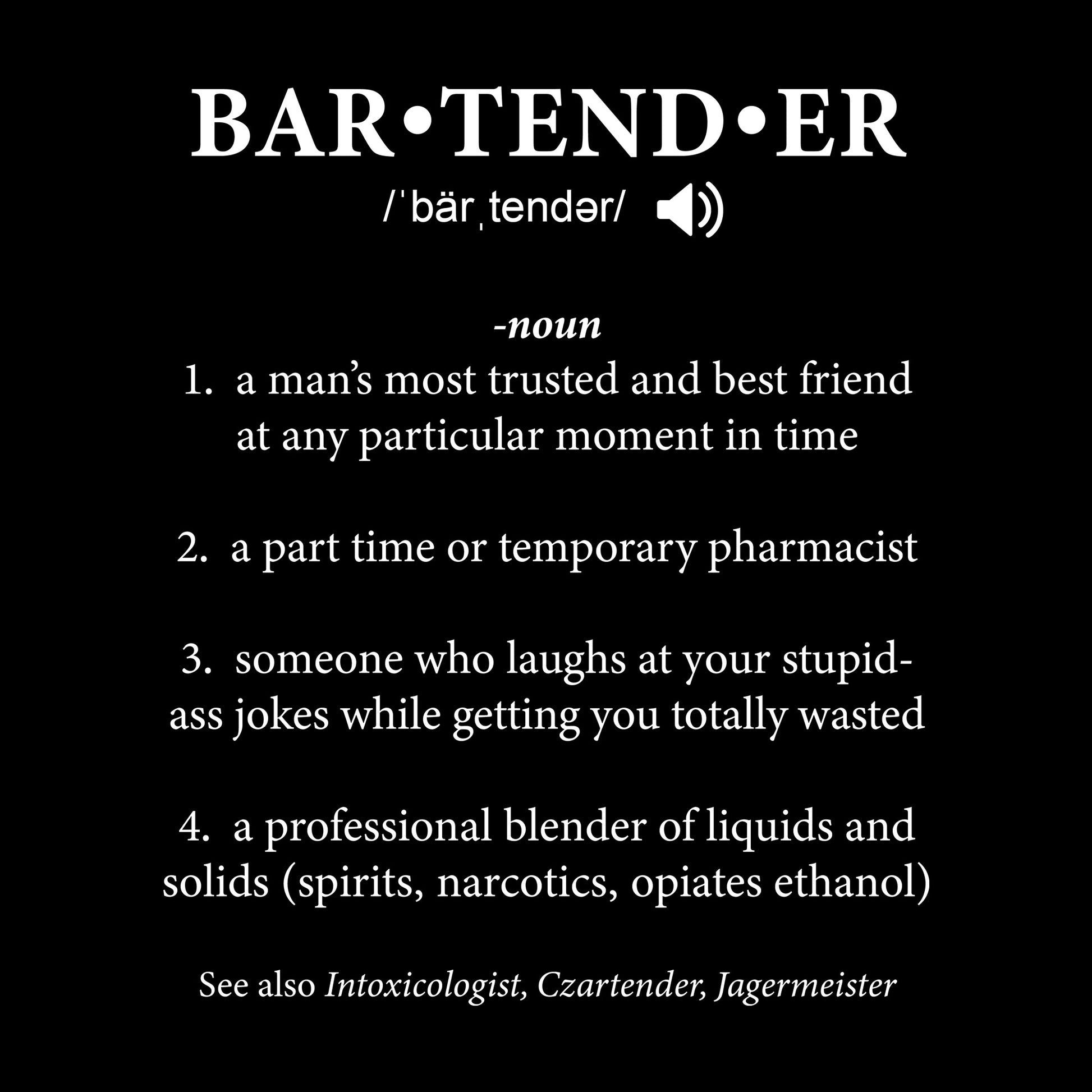 Bartender DTF Transfer