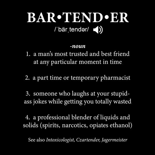 Bartender DTF Transfer