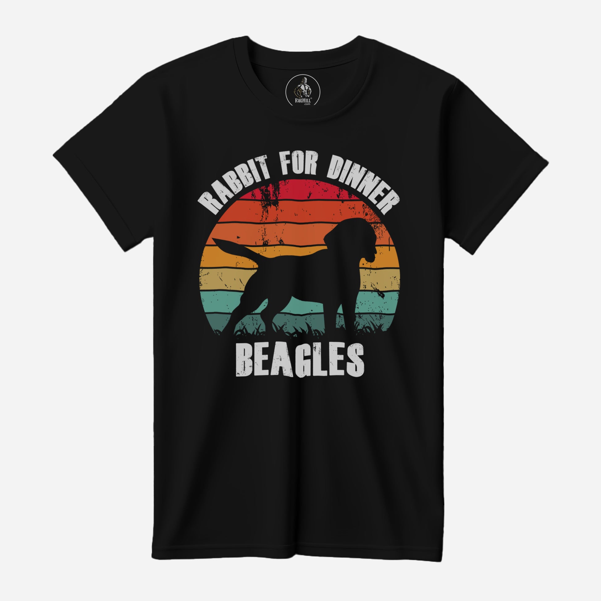 Beagles Black Next Level T-Shirt