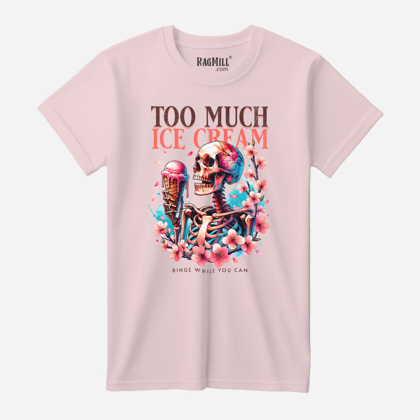 Binge While You Can Soft Pink Bella + Canvas T-Shirt