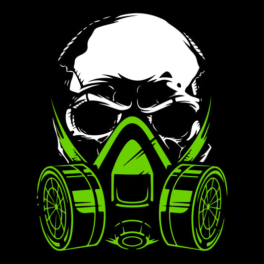 Biohazard Skull DTF Transfer