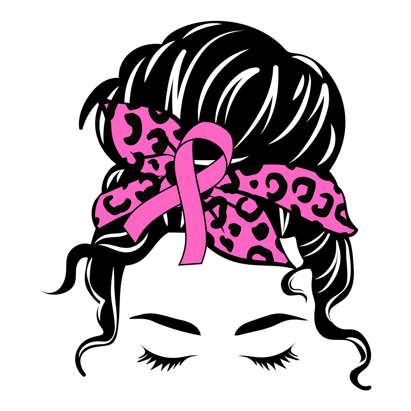 Cancer Bow DTF Design