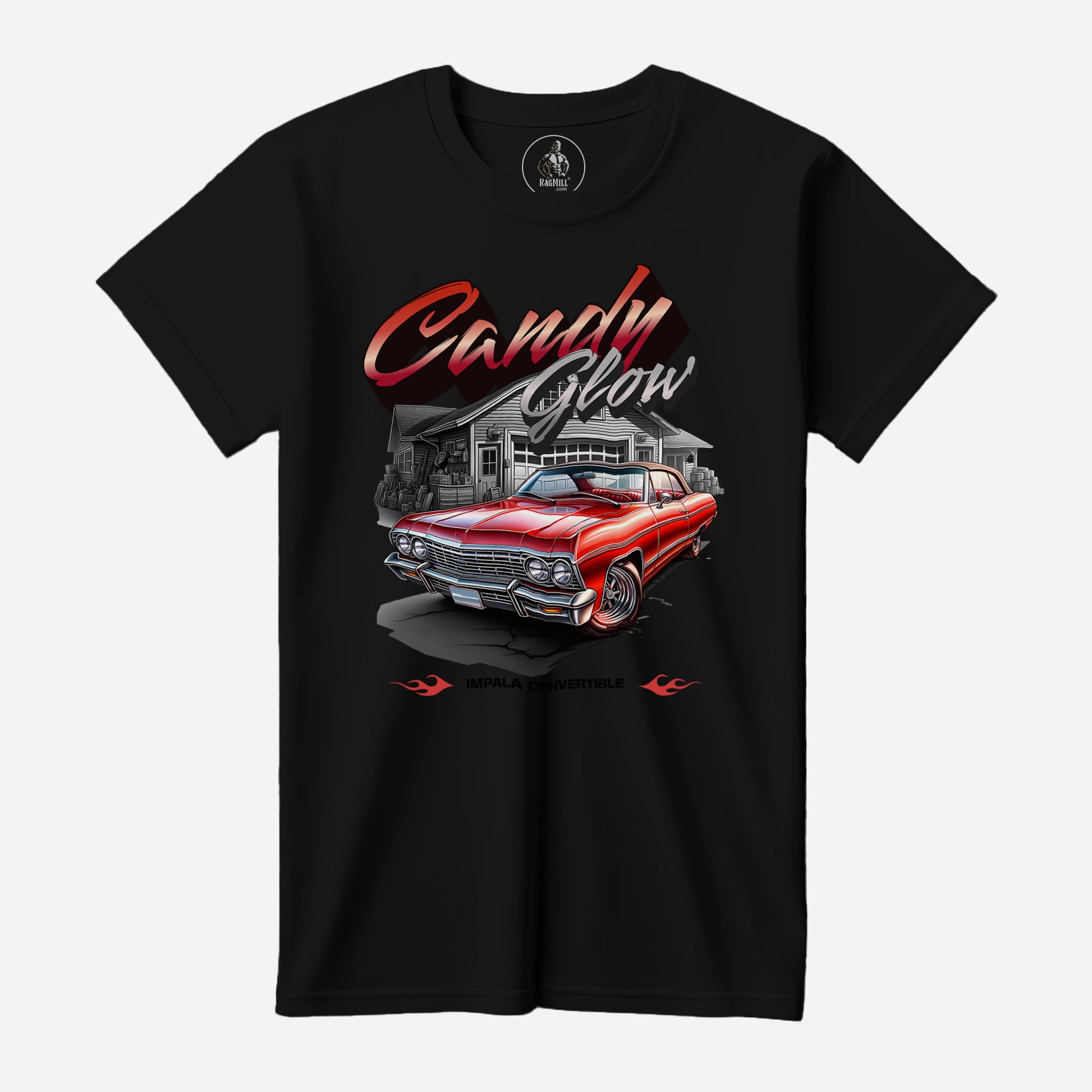 Candy Glow Black Port & Company T-Shirt