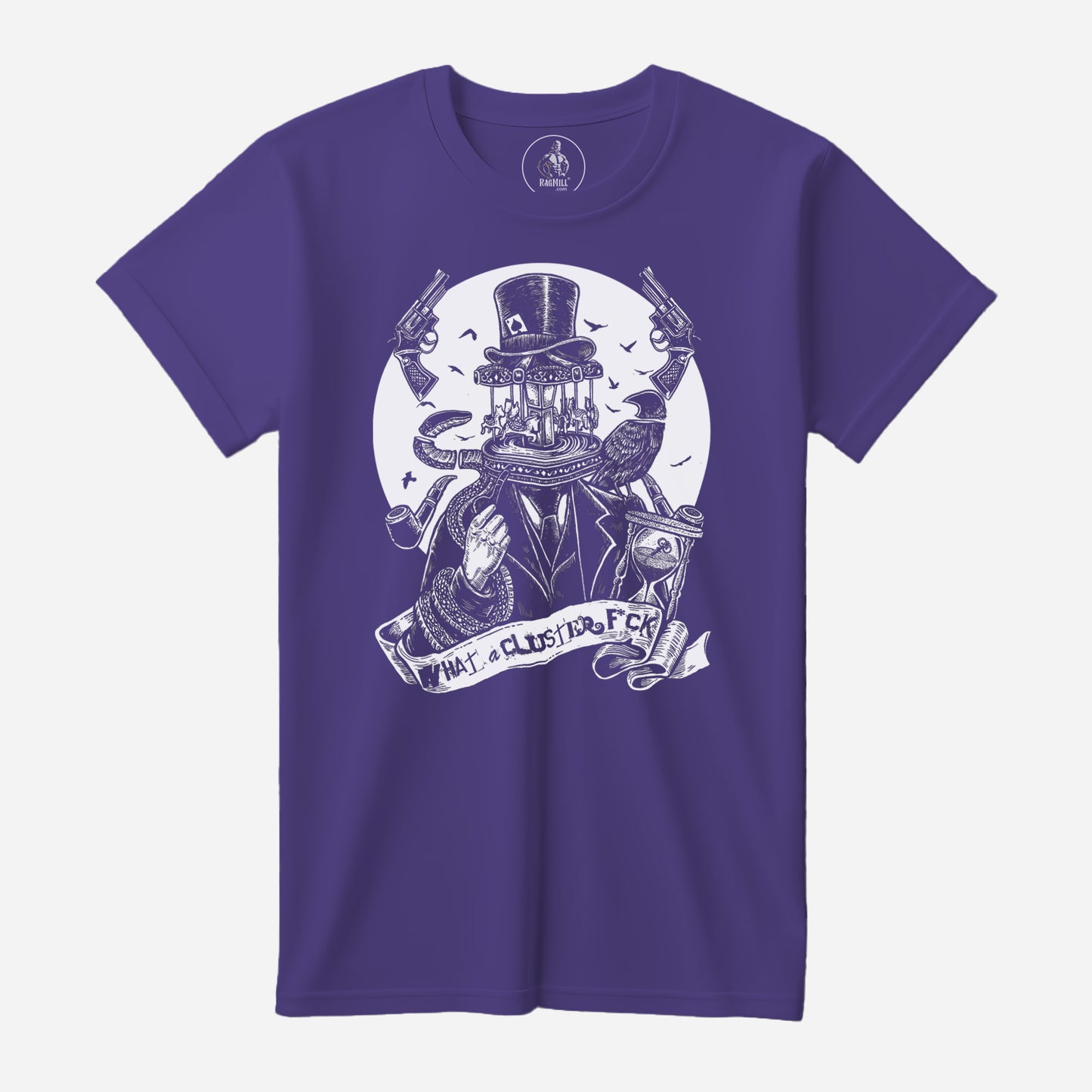 Carousel Purple Port & Company T-Shirt