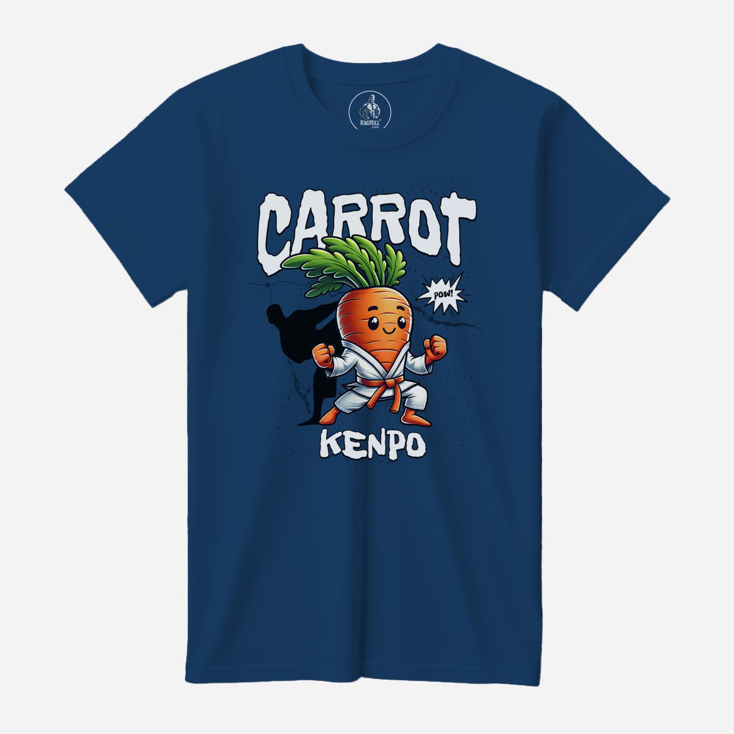 Carrot Kenpo Cool Blue Bella+Canvas T-Shirt