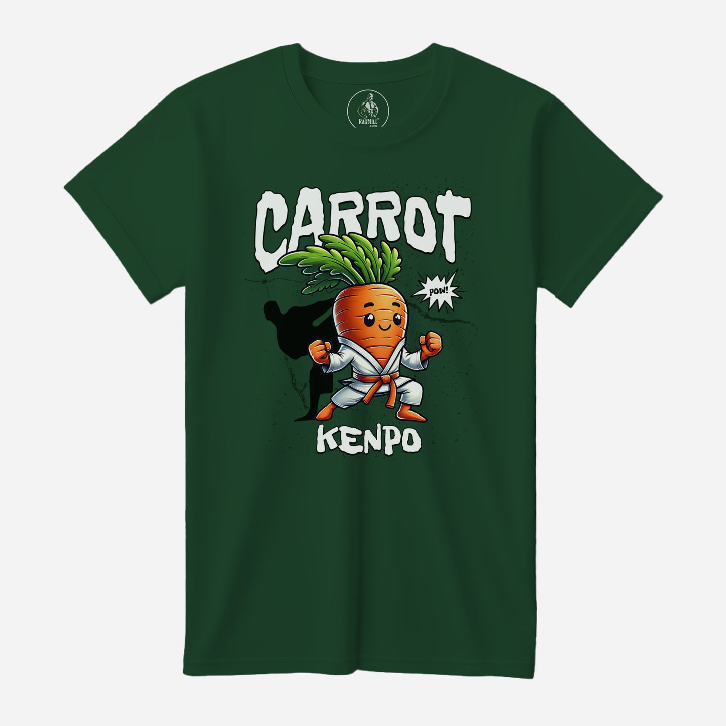 Carrot Kenpo Evergreen Bella+Canvas T-Shirt