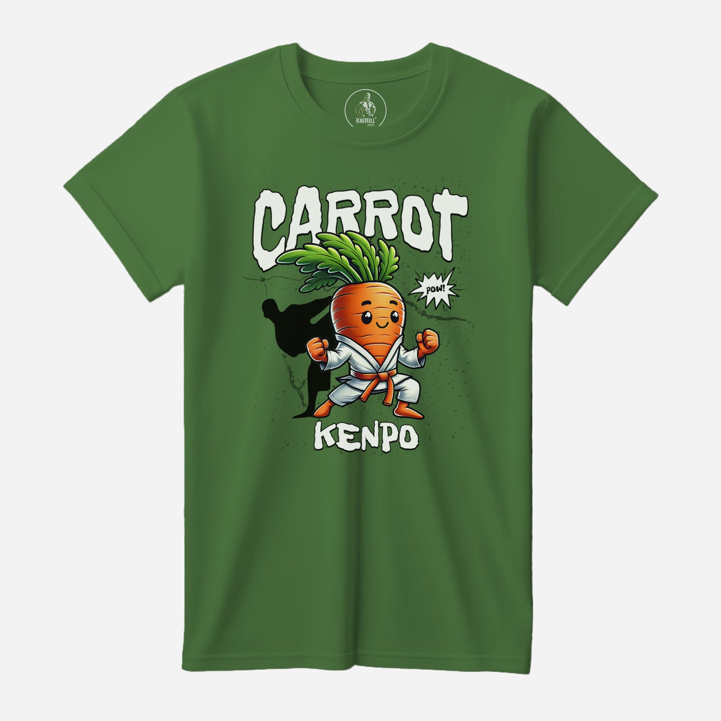 Carrot Kenpo Leaf Bella+Canvas T-Shirt