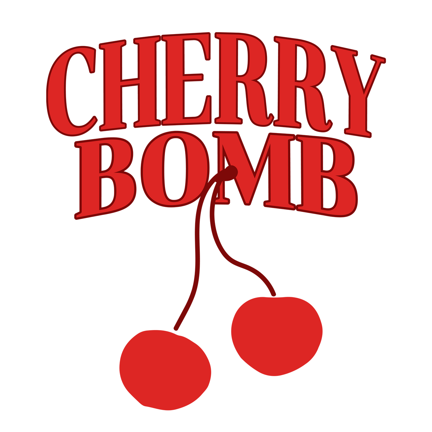 Cherry Bomb DTF Design