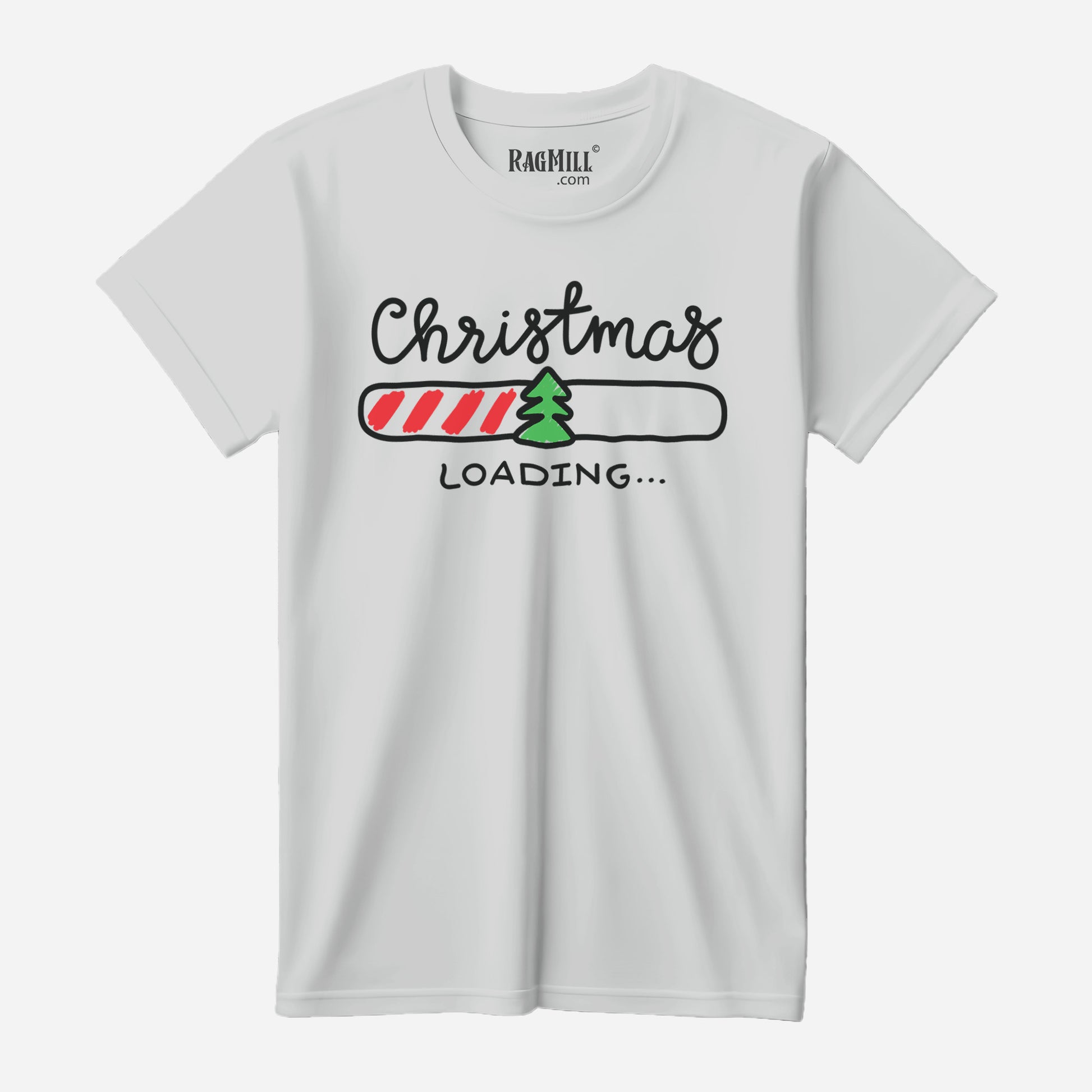 Christmas Loading Silk Next Level T-Shirt