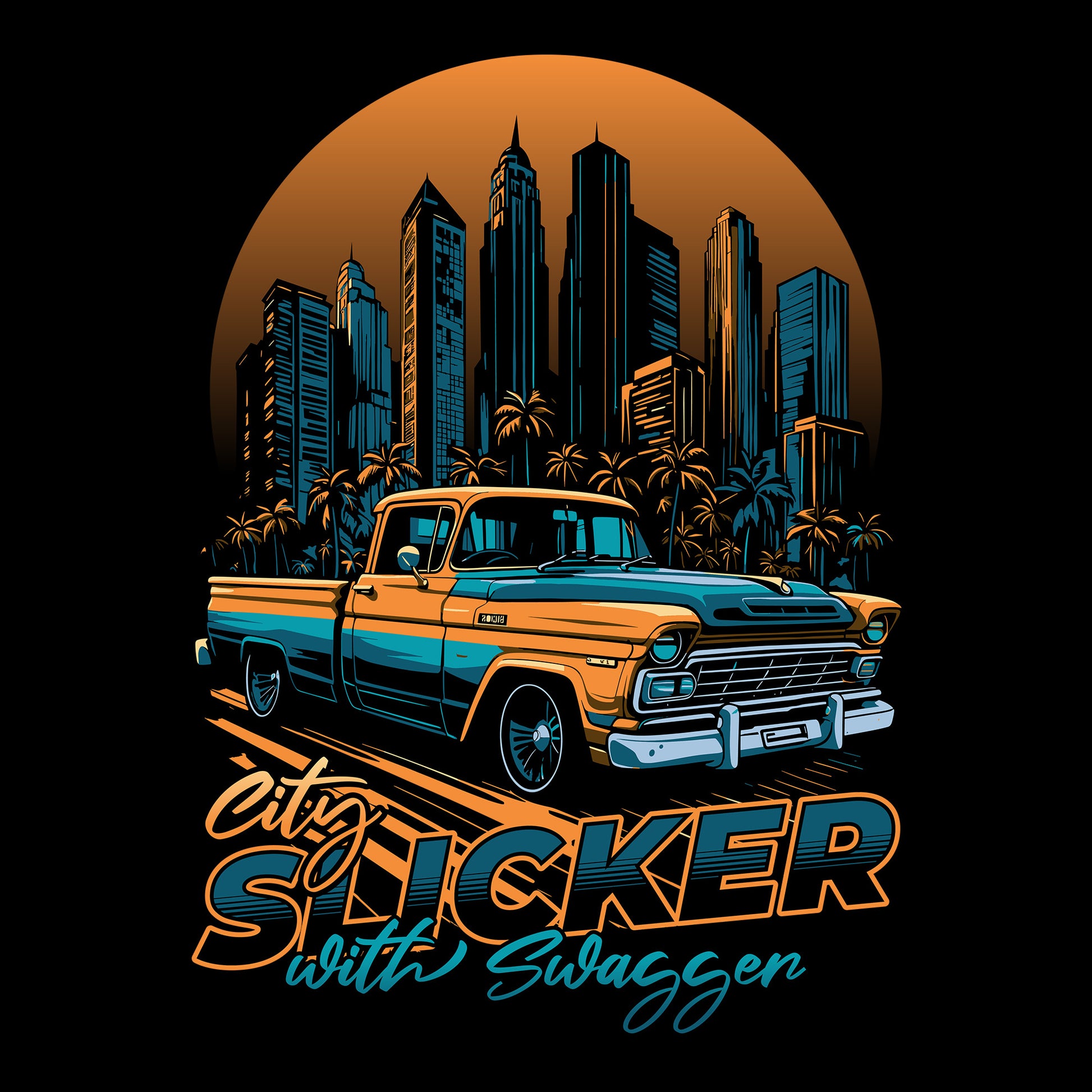 City Slicker Swagger DTF Transfer