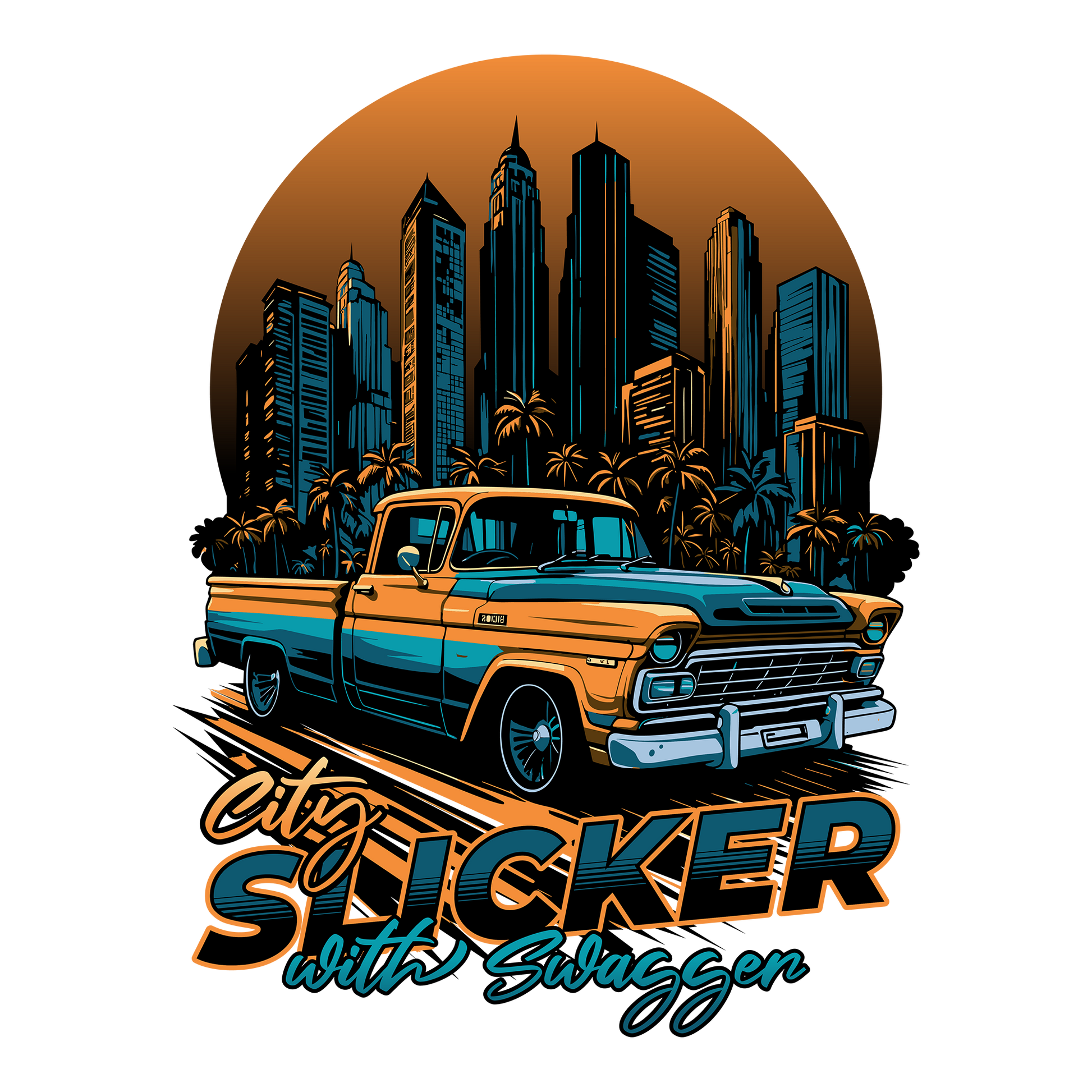 City Slicker DTF Design