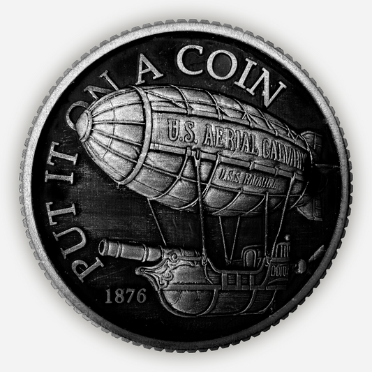 Put it on a Coin with Pewter text