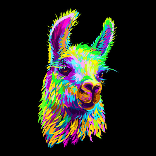 Color Llama DTF Transfer