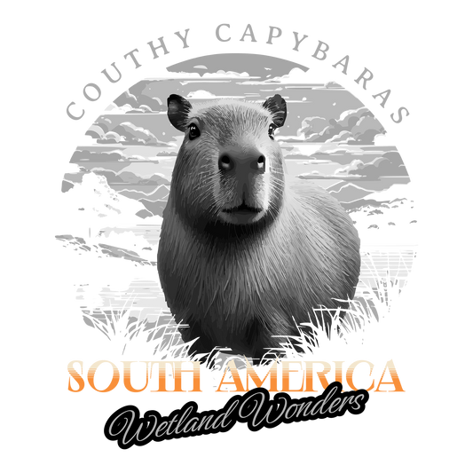 Couthy Capybaras DTF Transfer