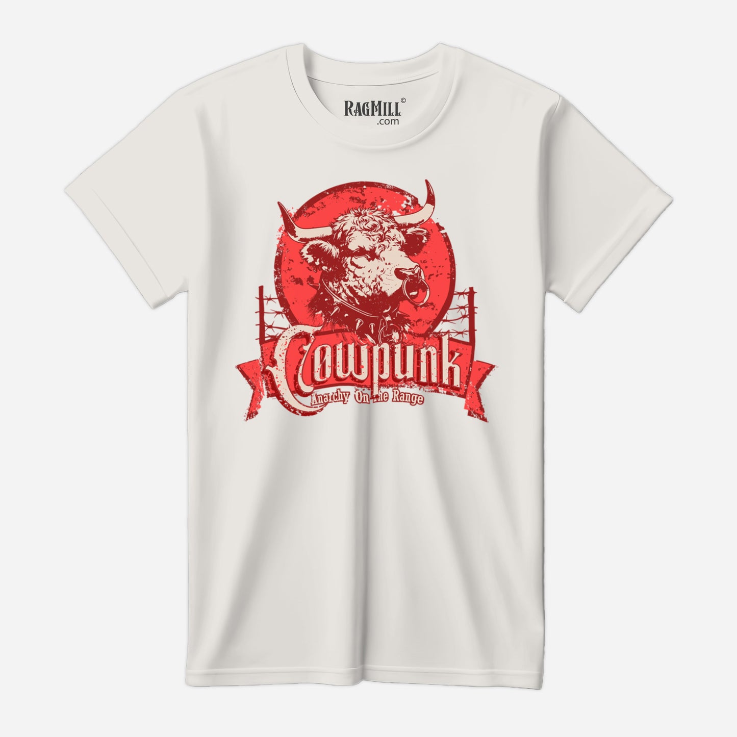 Cowpunk Vintage White Bella+Canvas T-Shirt