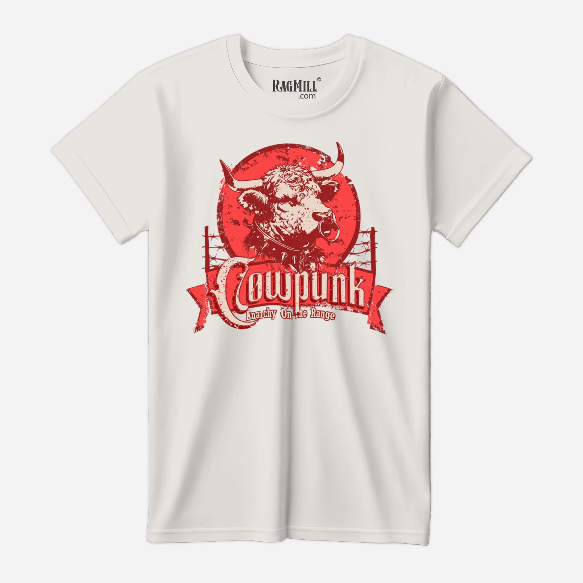 Cowpunk Vintage White Bella+Canvas T-Shirt