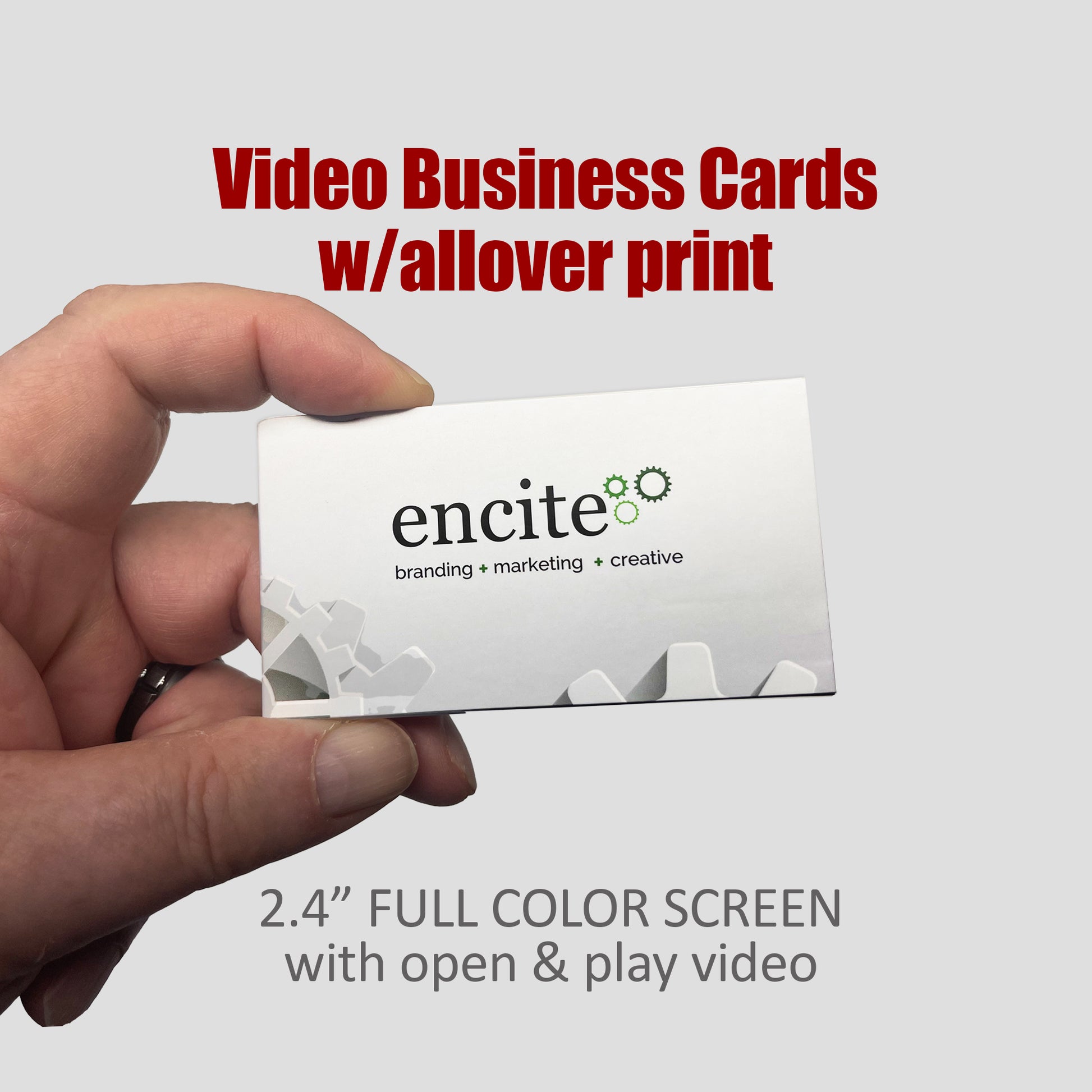 Custom Print Video Business Cards