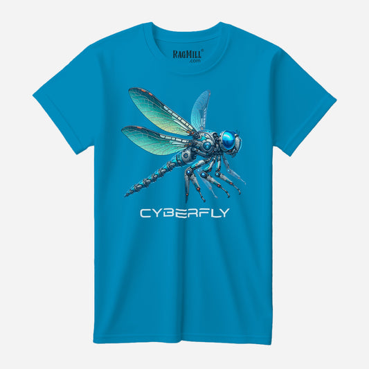 Cyber Fly Aqua Bella+Canvas T-Shirt