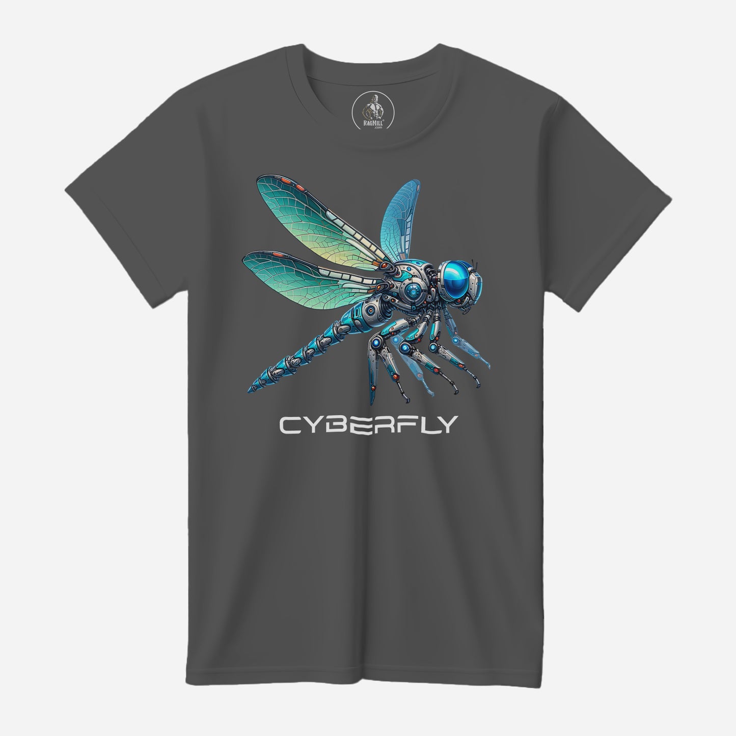 Cyber Fly Asphalt Bella+Canvas T-Shirt