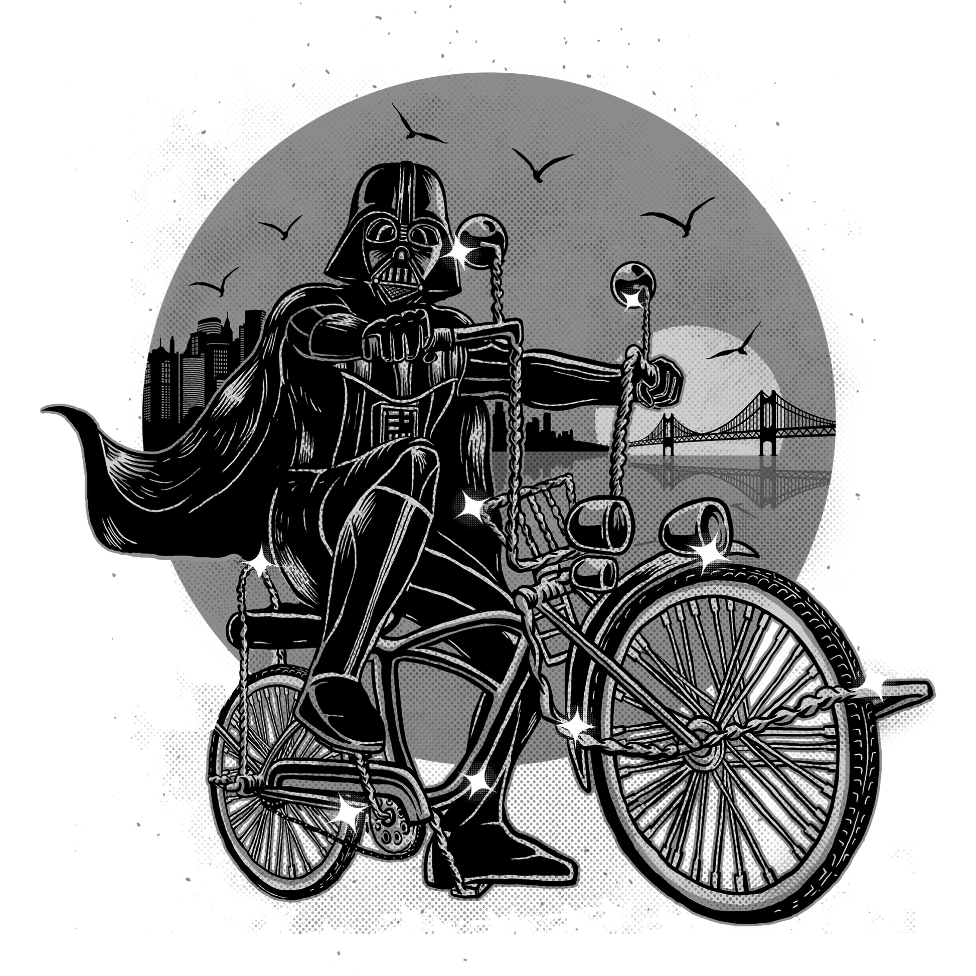 Darth Rider DTF Design