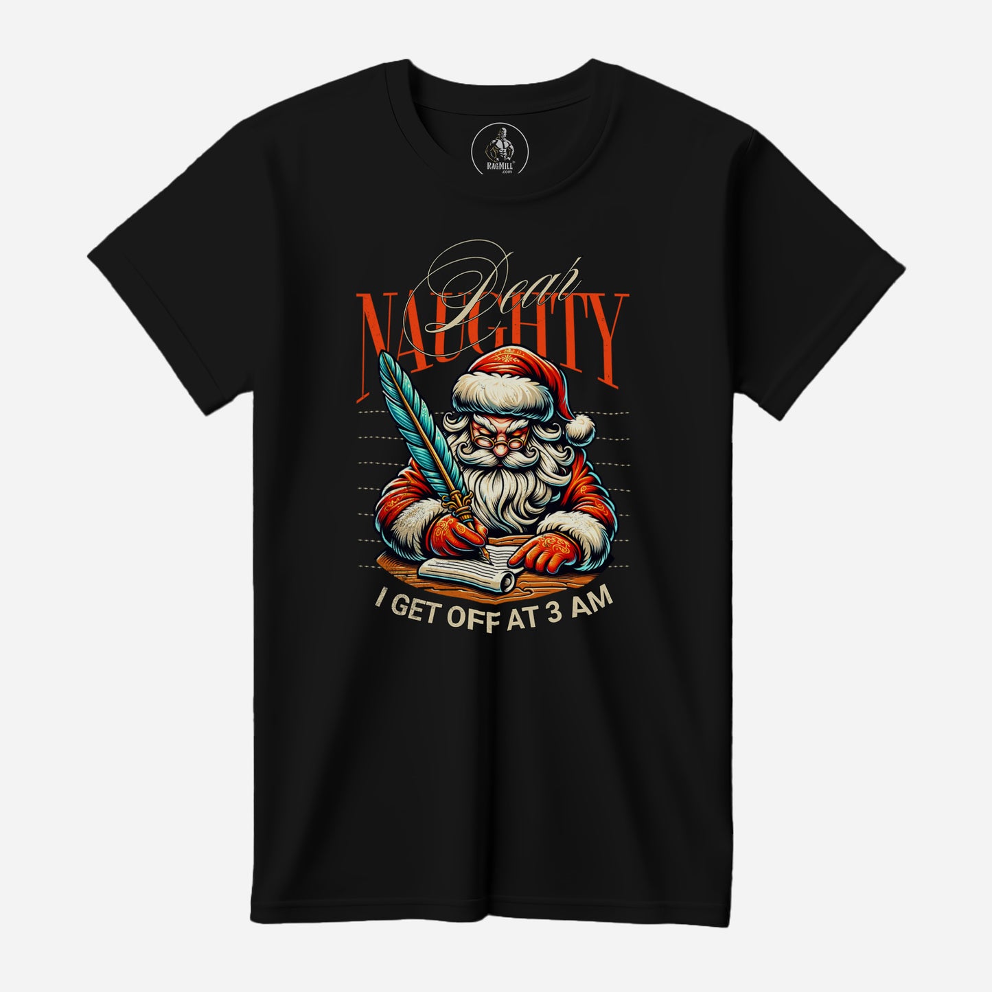 Dear Naughty Black Bella+Canvas T-Shirt