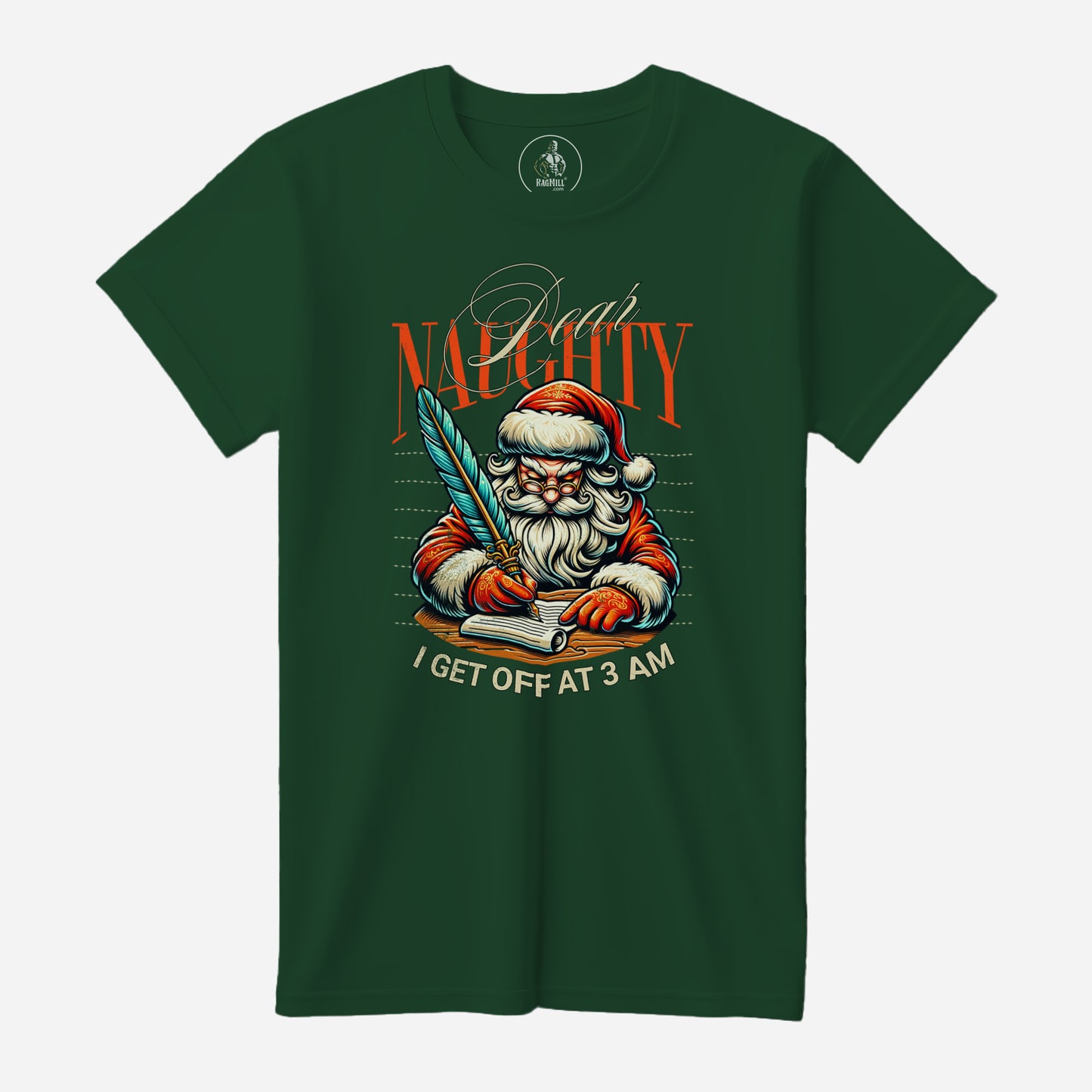 Dear Naughty Evergreen Bella+Canvas T-Shirt