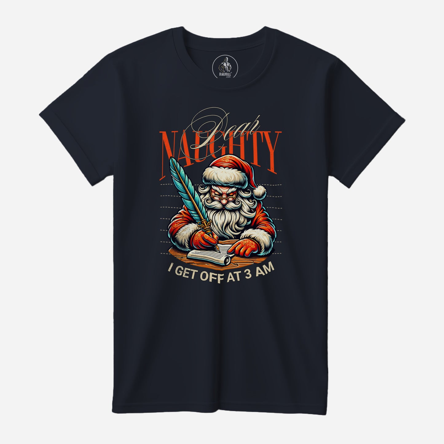 Dear Naughty Navy Bella+Canvas T-Shirt