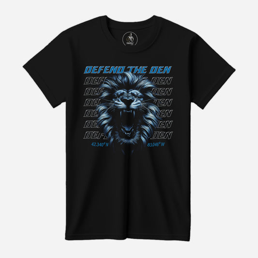 Defend the Den Black Bella+Canvas T-Shirt