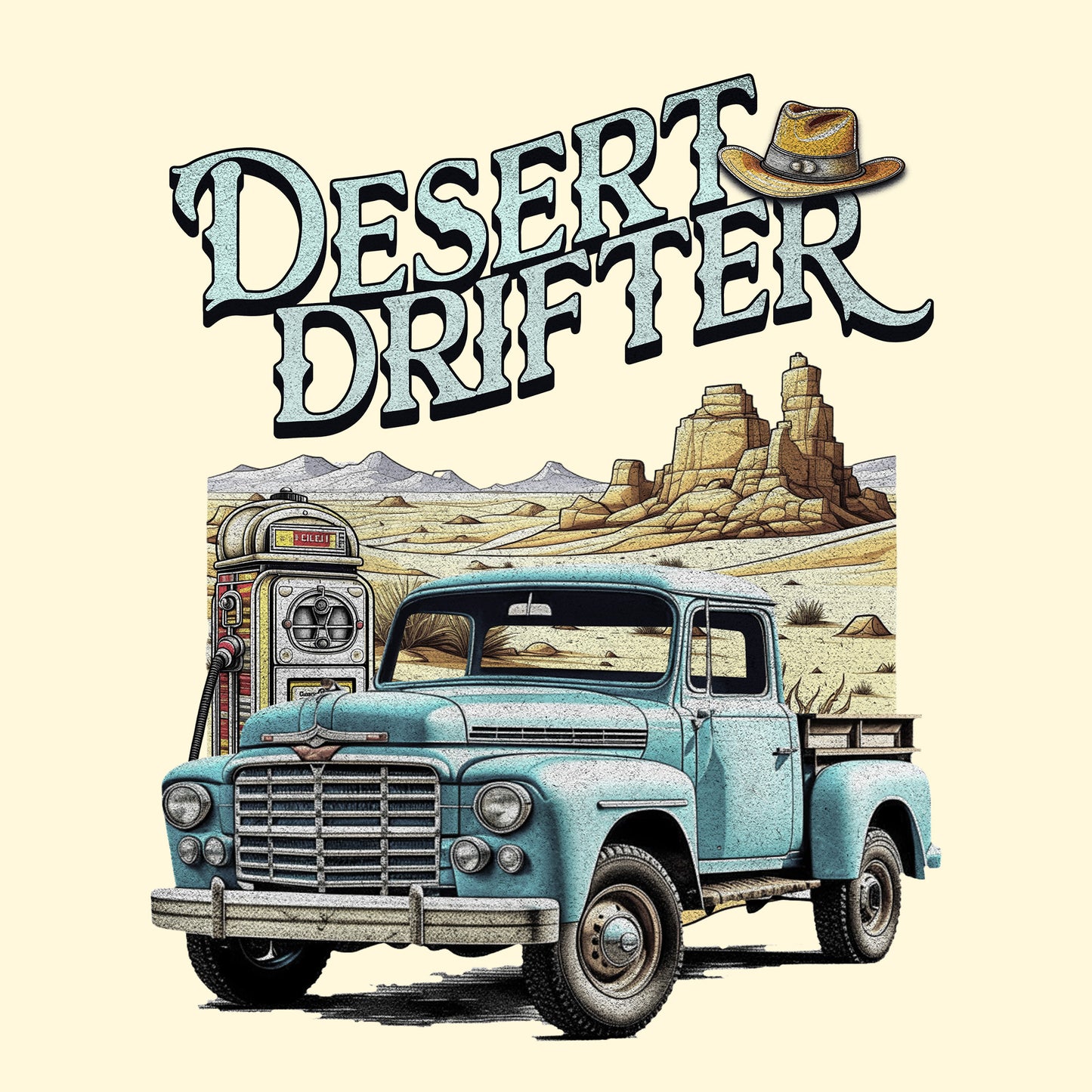 Desert Drifter DTF Transfer