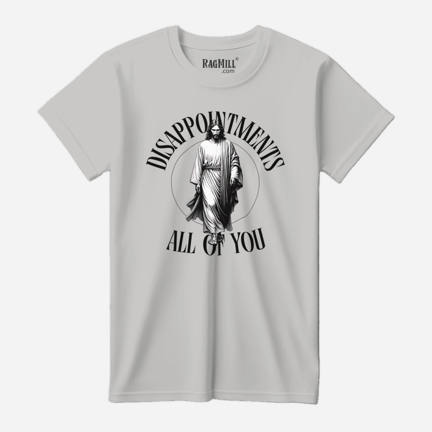 Disappointed Jesus Athletic Grey Bella+Canvas T-Shirt