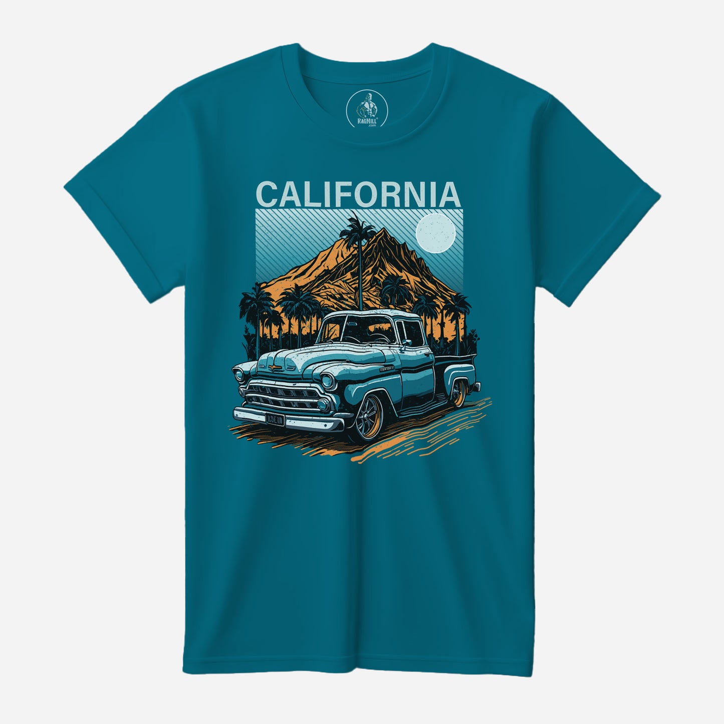 Drive California Teal Port & Company T-Shirt