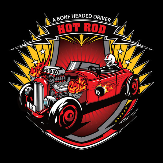 Eight Ball Hot Rod DTF Transfer