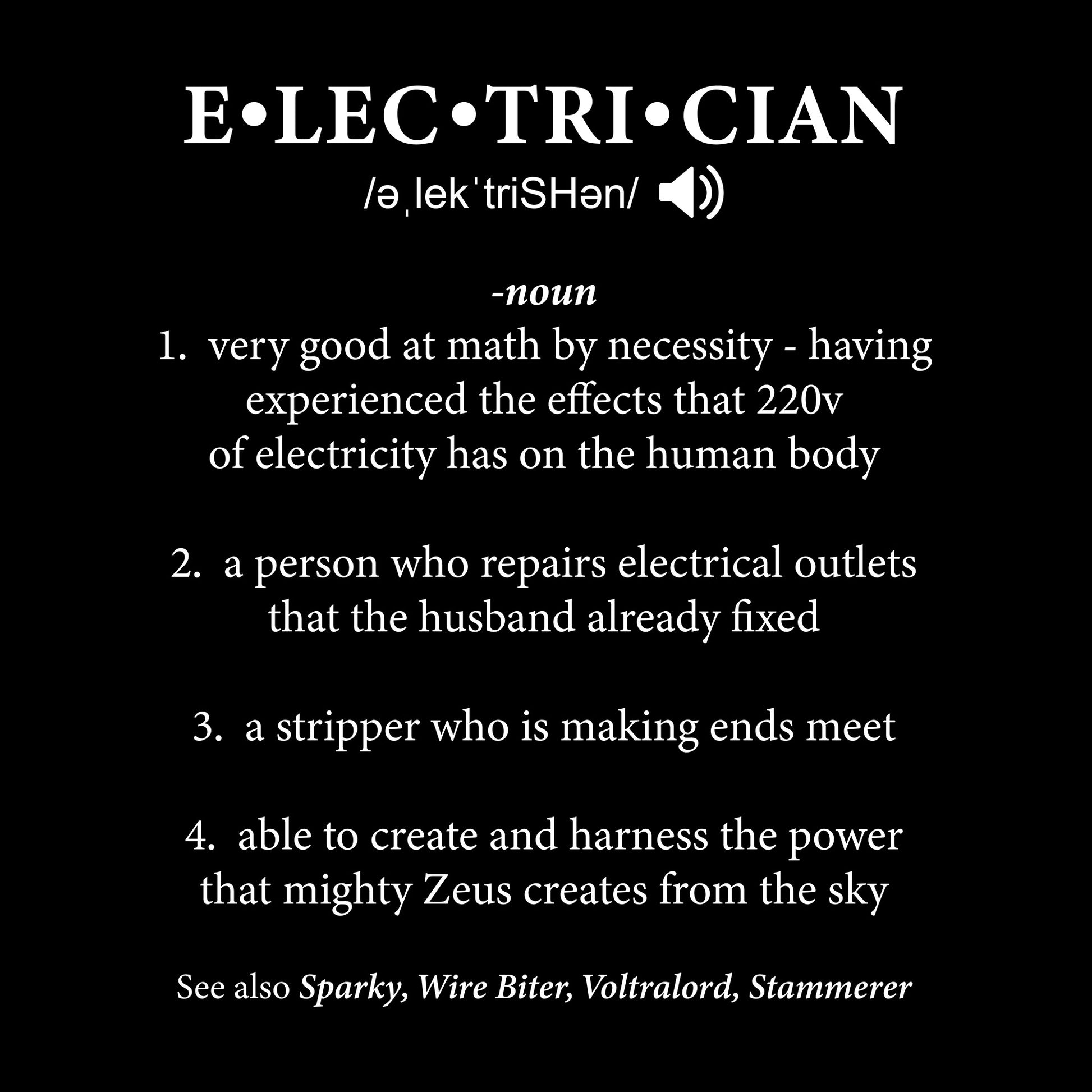 Electrician DTF Transfer