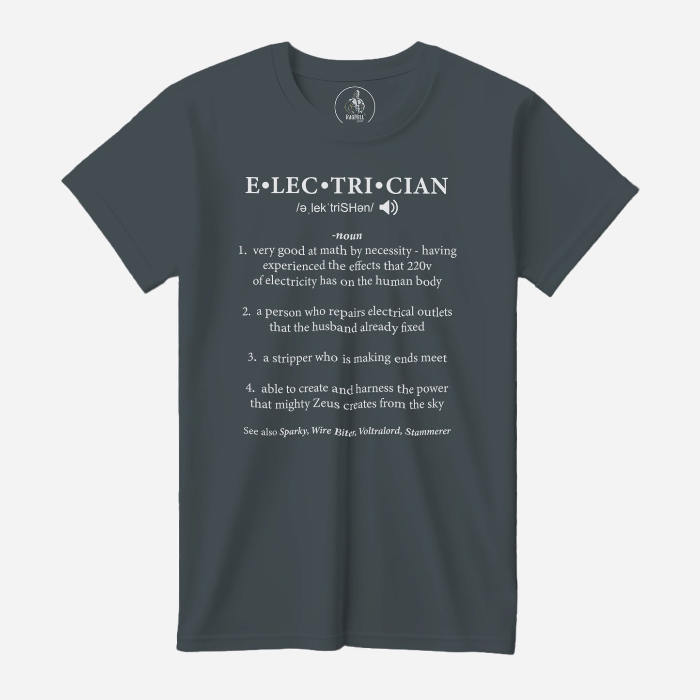 Electrician Indigo Next Level T-Shirt