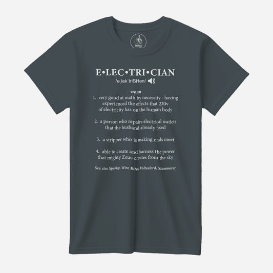 Electrician Indigo Next Level T-Shirt